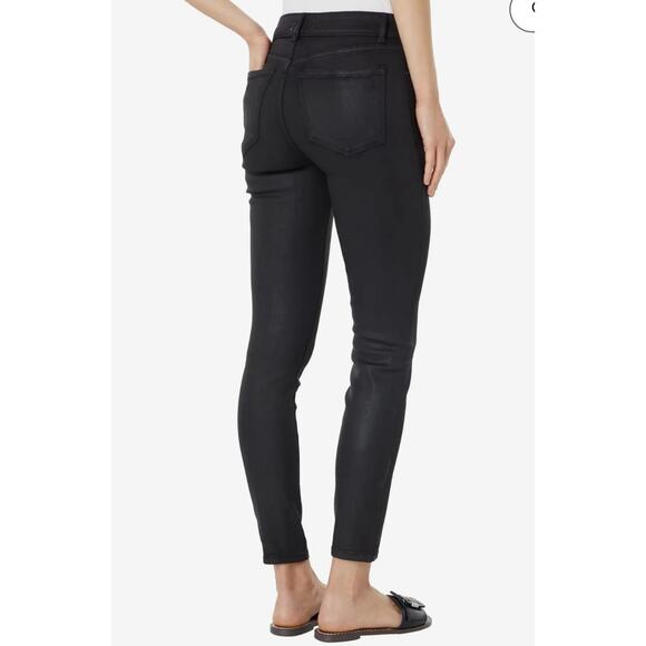 DL1961 Florence Skinny Instasculpt Ankle Denim Jeans Coated Black 29 - Picture 4 of 9